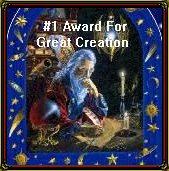 Ali's Award to creative Webmasters